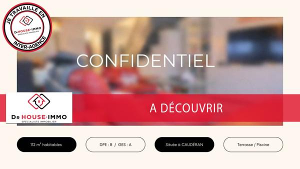 Maison à vendre 5 pièces de 112 m²