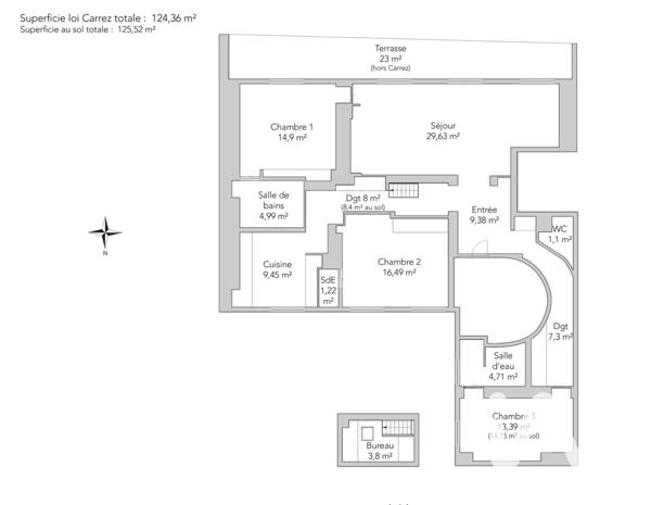 Appartement à vendre 5 pièces 132 m² Paris 9