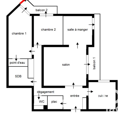Appartement à vendre 4 pièces 82 m² Saint-André-les-Vergers