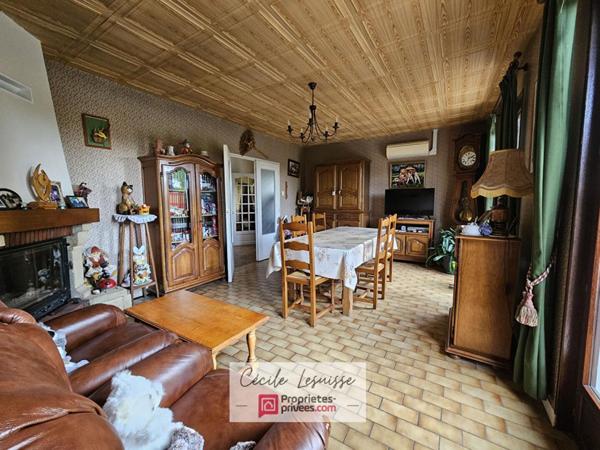 Pavillon 3 chambres - Plain-pied sur sous-sol complet