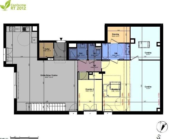 Appartement à vendre 2 pièces 52 m² Châteauneuf-Grasse