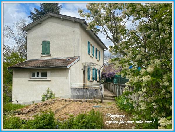 Dpt Saône et Loire (71), à vendre LA CHAPELLE SOUS DUN - maison 78 m² 4 pièces, 2 chambres, sur un terrain de 826 m²