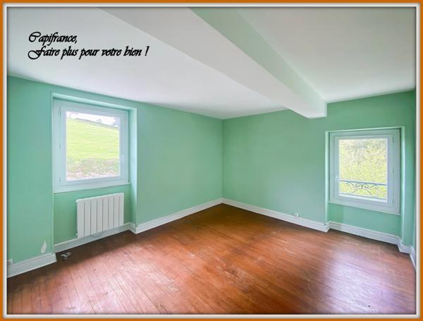 Dpt Saône et Loire (71), à vendre LA CHAPELLE SOUS DUN - maison 78 m² 4 pièces, 2 chambres, sur un terrain de 826 m²