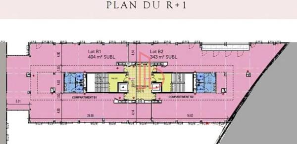 Bureau de 4314 m² à louer à Bordeaux Ravezies