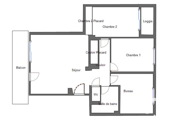 Appartement à vendre 4 pièces 75 m² Saint-Laurent-du-Var