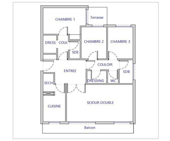Appartement familial à fort potentiel 5 pièces 113 m² Fontenay-aux-Roses