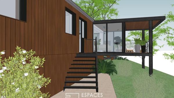 Un projet de maison contemporaine à révéler, sur les hauteurs de la Sèvre