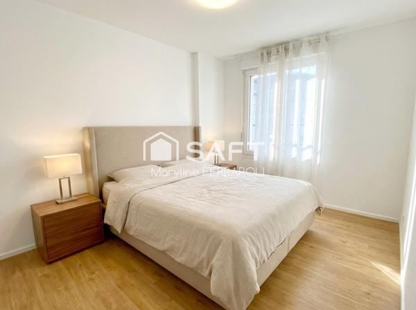 Appartement F3 vendu loué 72 m2 - garage - balcon