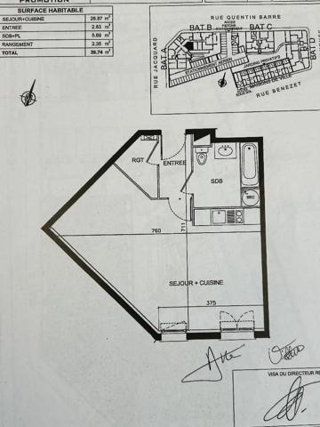 Vente appartement 1 pièce de 38m²