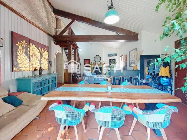 MAISON CHARENTAISE - 200m2 - 4 Chambres - BALANZAC (17600)