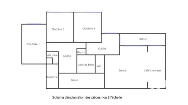Appartement à vendre 4 pièces 107 m² Lagny-sur-Marne