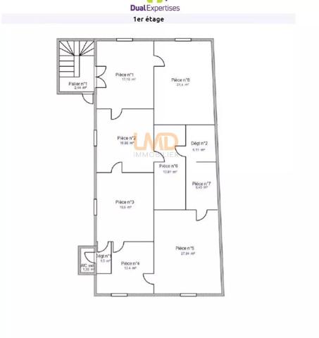 Ensemble immobilier Sommières avec cour