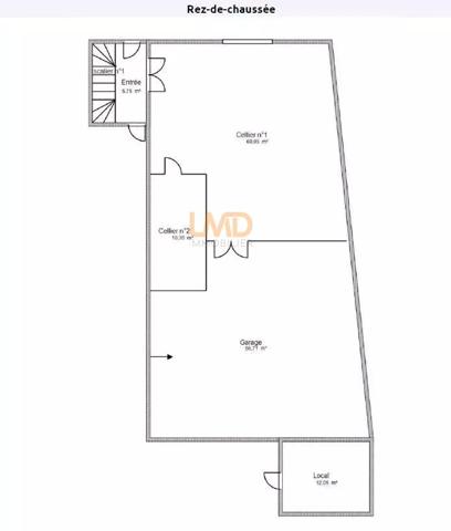 Ensemble immobilier Sommières avec cour