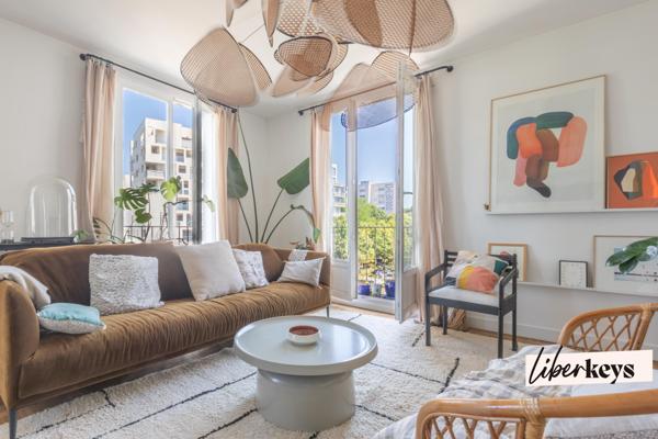 Bel appartement T4 traversant et lumineux de 78 m² avec balcon et Loggia