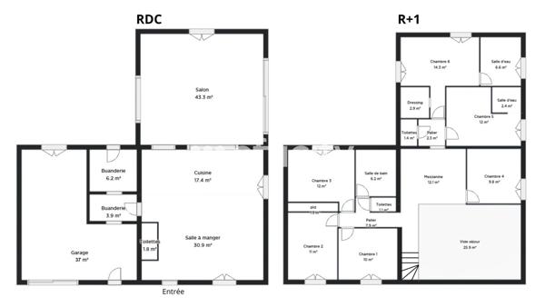 Maison 8 pièces - 210 m² Exclusivité efficity