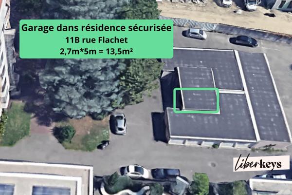 Garage 13,5m² | Rue Flachet | Villeurbanne
