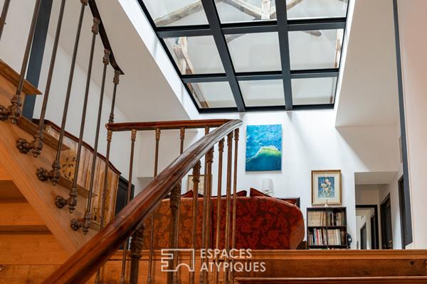 Maison de maître et dépendances dans un écrin de verdure