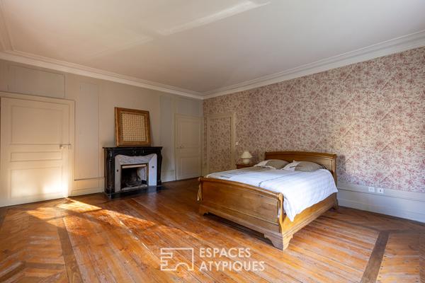 Ancienne propriété de meunier dans son parc