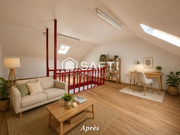 Idéal investisseur ou professionnel – Immeuble avec local commercial et fort potentiel.