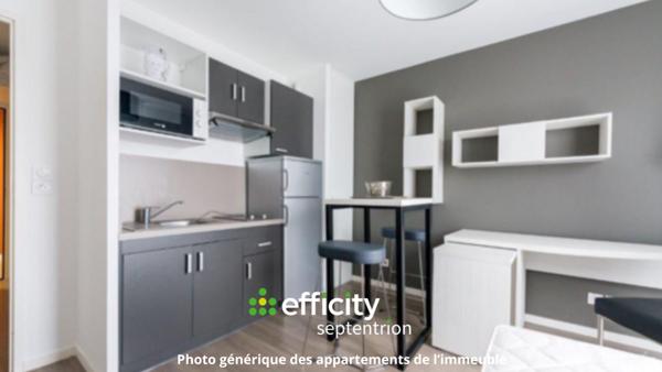 Appartement 1 pièce - 24 m² Exclusivité efficity