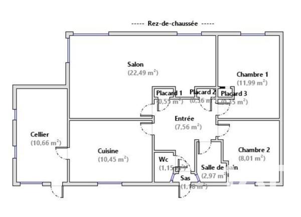 Maison à vendre 3 pièces 77 m² Valence
