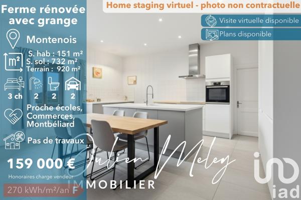 Maison à vendre 10 pièces 151 m² Bart