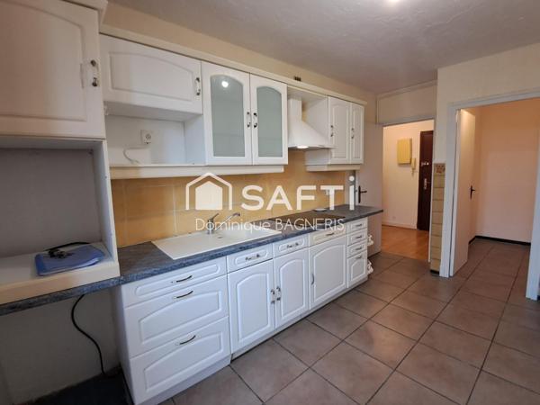 TARBES Ouest, agréable T4 d'env 90m² (81m² loi carrez + 8m² de balcon)