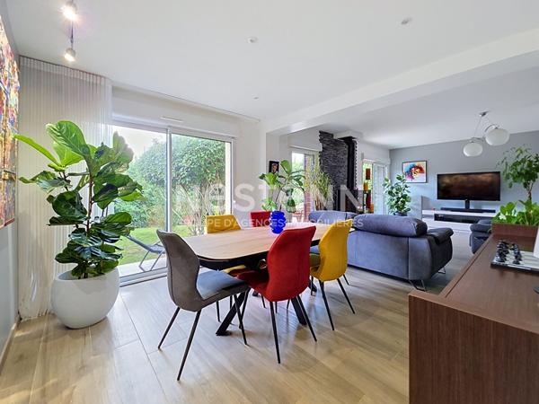 BOIS-D'ARCY  Maison expo SUD-OUEST de 127 m² avec 2 suites parentales dont une en RDC