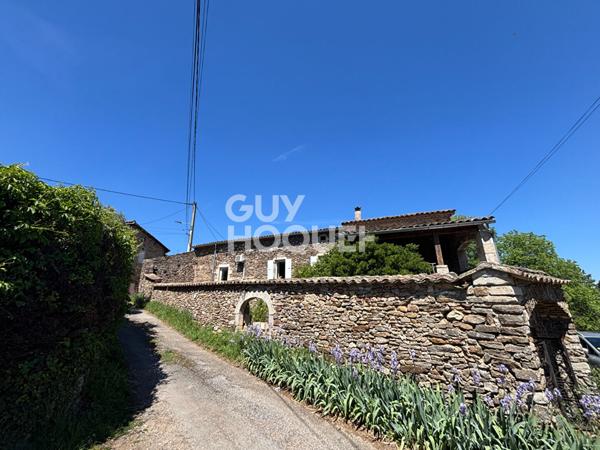 Maison en pierre de 160 m² avec revenu locatif + terrain constructible