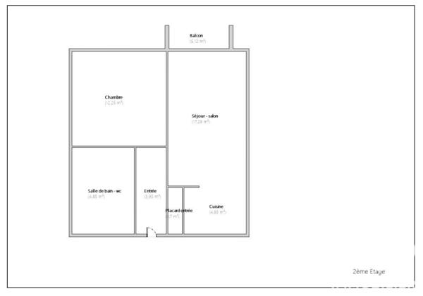 Appartement à vendre 2 pièces 43,87 m² Évry-Courcouronnes