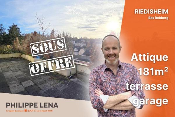 ATTIQUE à rénover 181m² + terrasse 80m², Rebberg