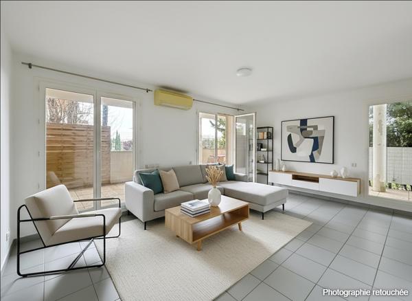 EXCLUSIVITE  Studio 32m² avec terrasse et  place de parking privative