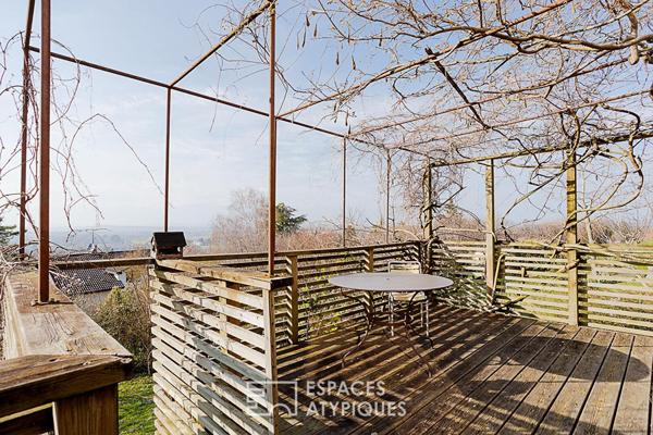 Maison d’architecte avec vue dégagée