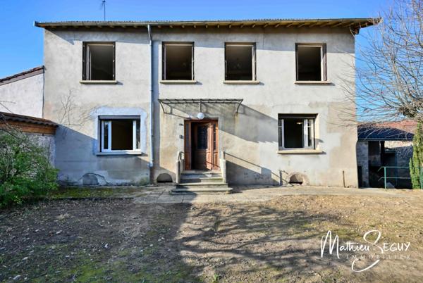 MILLERY – Beau potentiel pour cette maison P7 avec jardin, sous-sol et dépendances