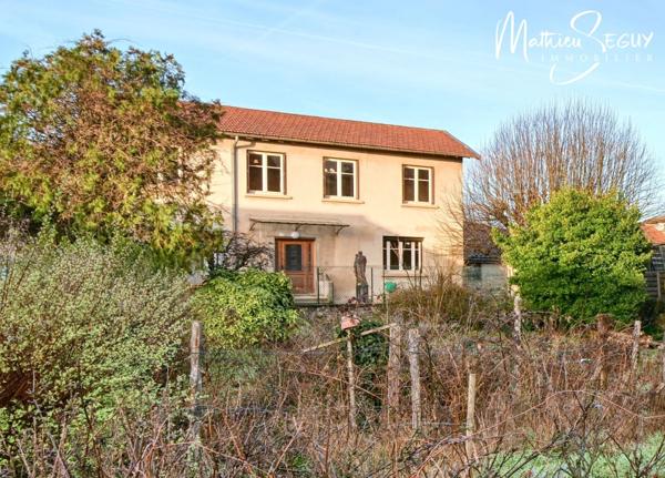 MILLERY – Beau potentiel pour cette maison P7 avec jardin, sous-sol et dépendances