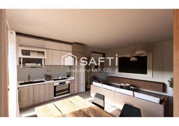RARE : Appartement T2 avec terrasse et jardin dans résidence neuve à 5 minutes à pieds du lac et du centre-ville.