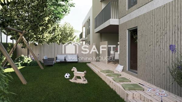 RARE : Appartement T2 avec terrasse et jardin dans résidence neuve à 5 minutes à pieds du lac et du centre-ville.