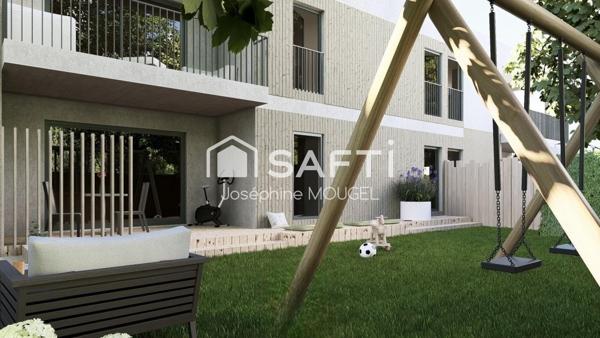 RARE : Appartement T2 avec terrasse et jardin dans résidence neuve à 5 minutes à pieds du lac et du centre-ville.