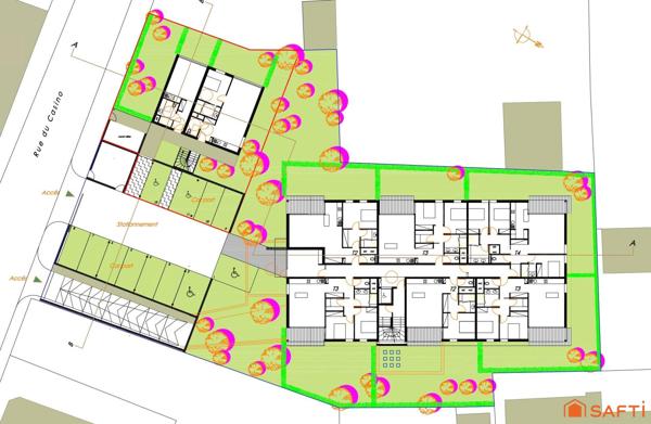 RARE : Appartement T2 avec terrasse et jardin dans résidence neuve à 5 minutes à pieds du lac et du centre-ville.