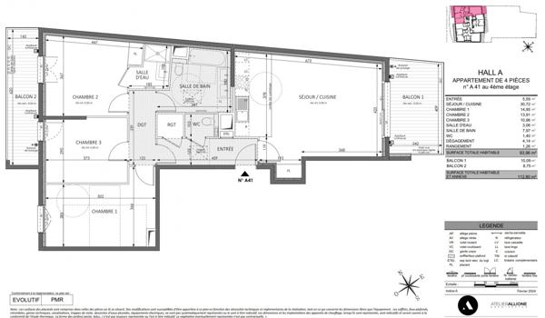 Aux portes de Monaco - Résidence neuve – 4P Appartements de 94m2 avec Vues Mer