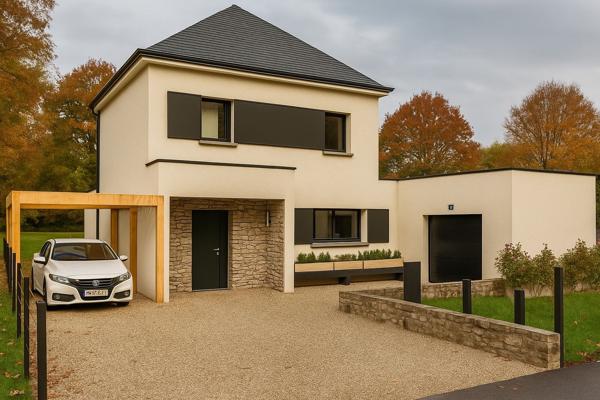 Terrain + Maison à vendre 4 pièces - 111 m²