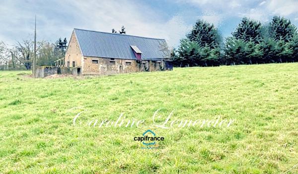 Maison à vendre 0 pièces proche de CONNERRE (72) GRANGE EN PIERRE DE 170 M² AVEC GRNIER SUR TOUTE LA SUPERFICIE , 2500 m² terrain en campagne