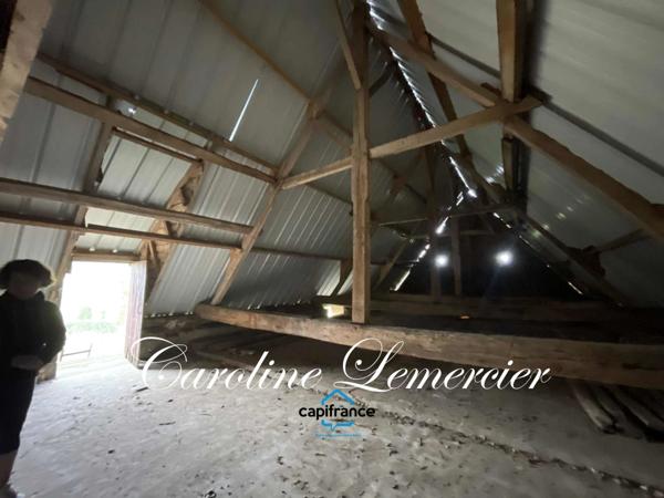 Maison à vendre 0 pièces proche de CONNERRE (72) GRANGE EN PIERRE DE 170 M² AVEC GRNIER SUR TOUTE LA SUPERFICIE , 2500 m² terrain en campagne