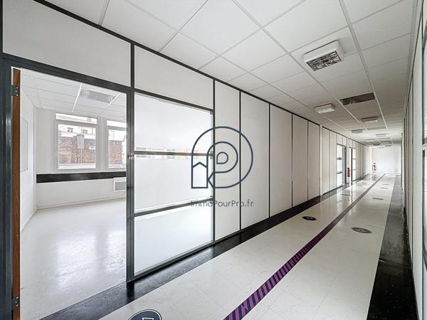 1 100 m² de bureaux sur 2 niveaux de 550 m² à vendre – Lille centre, rue Nationale