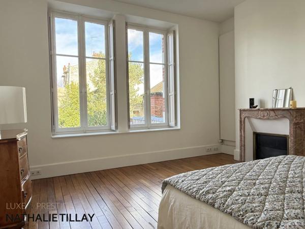 Orleans médiatheque, Maison bourgeoise à vendre, jardin