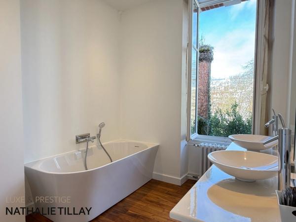 Orleans médiatheque, Maison bourgeoise à vendre, jardin