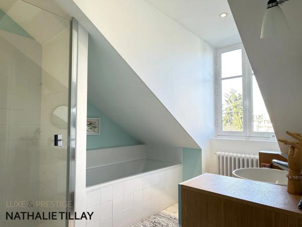 Orleans médiatheque, Maison bourgeoise à vendre, jardin