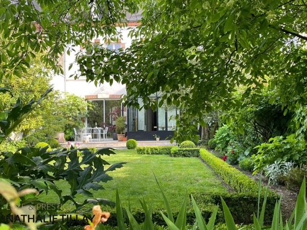 Orleans médiatheque, Maison bourgeoise à vendre, jardin