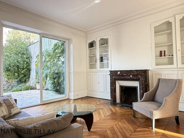 Orleans médiatheque, Maison bourgeoise à vendre, jardin