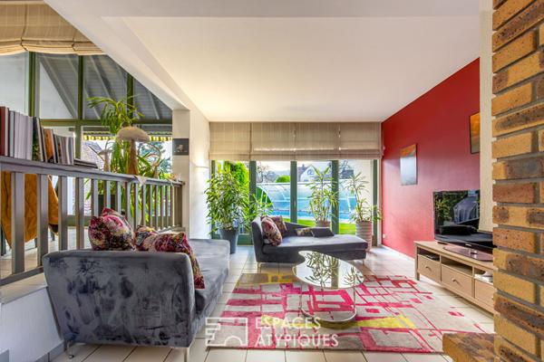 Maison d’architecte avec piscine au pied des Grands Crus